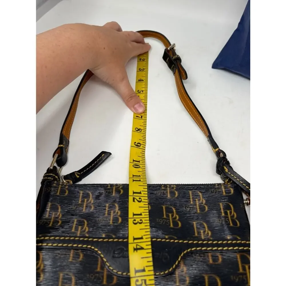 Dooney & Bourke 1975 Signature Letter Carrier Shoulder Bag